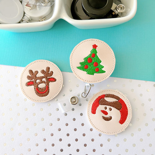 Christmas Cookies Removable Badge Toppers