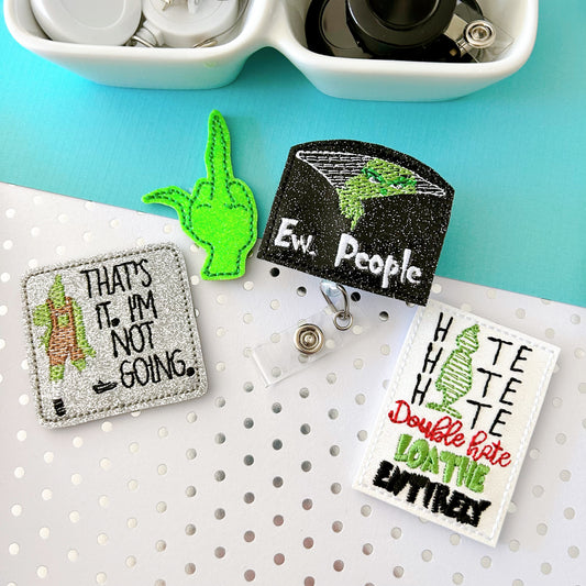 Sassy Mean One Removable Badge Toppers