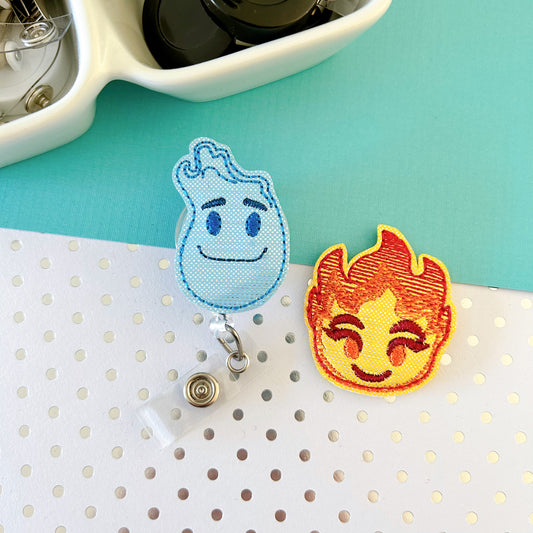 Elemental Removable Badge Toppers