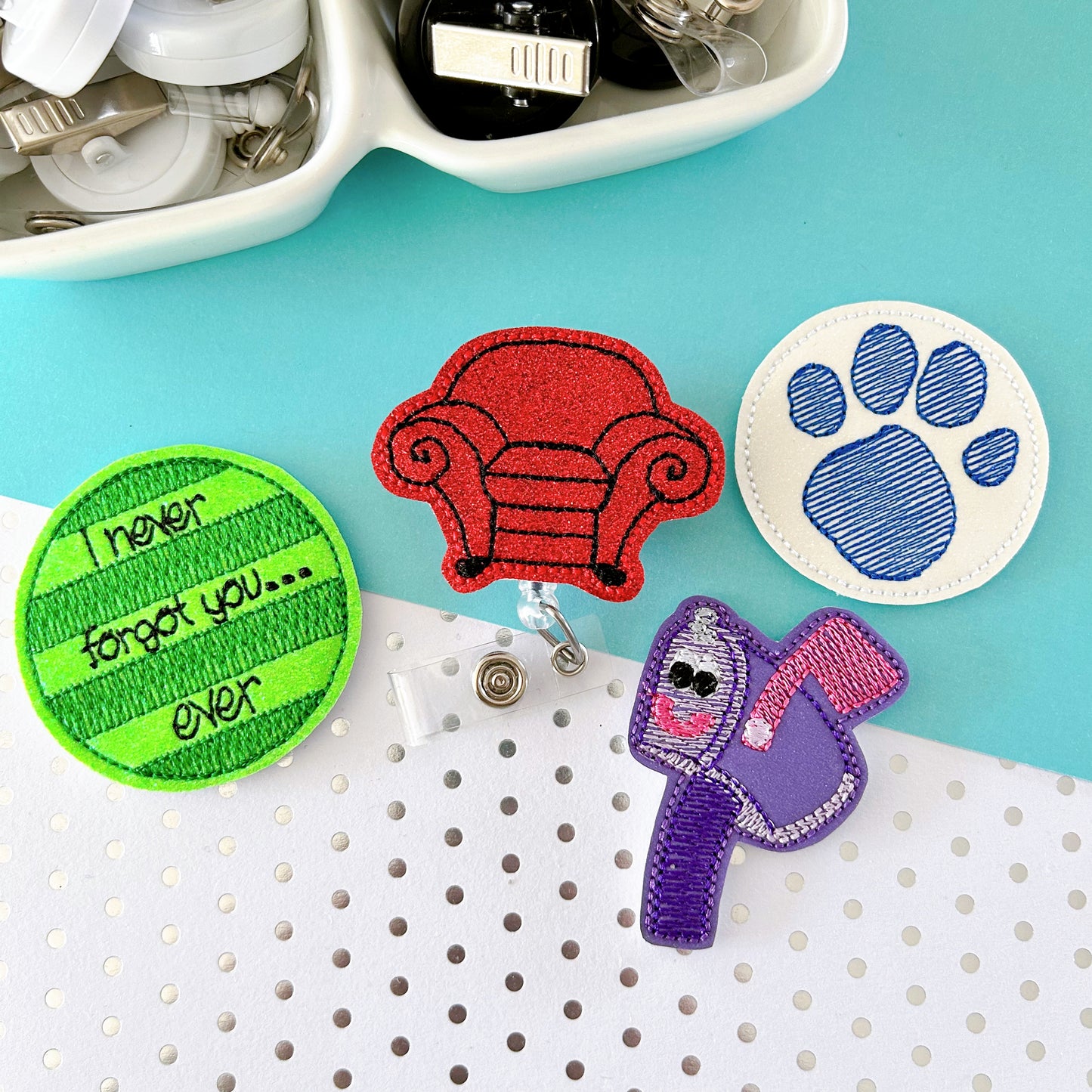 Blue Clues Badge Toppers