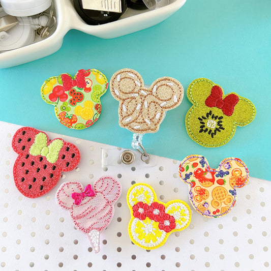 Mouse Shaped Food Badge Toppers