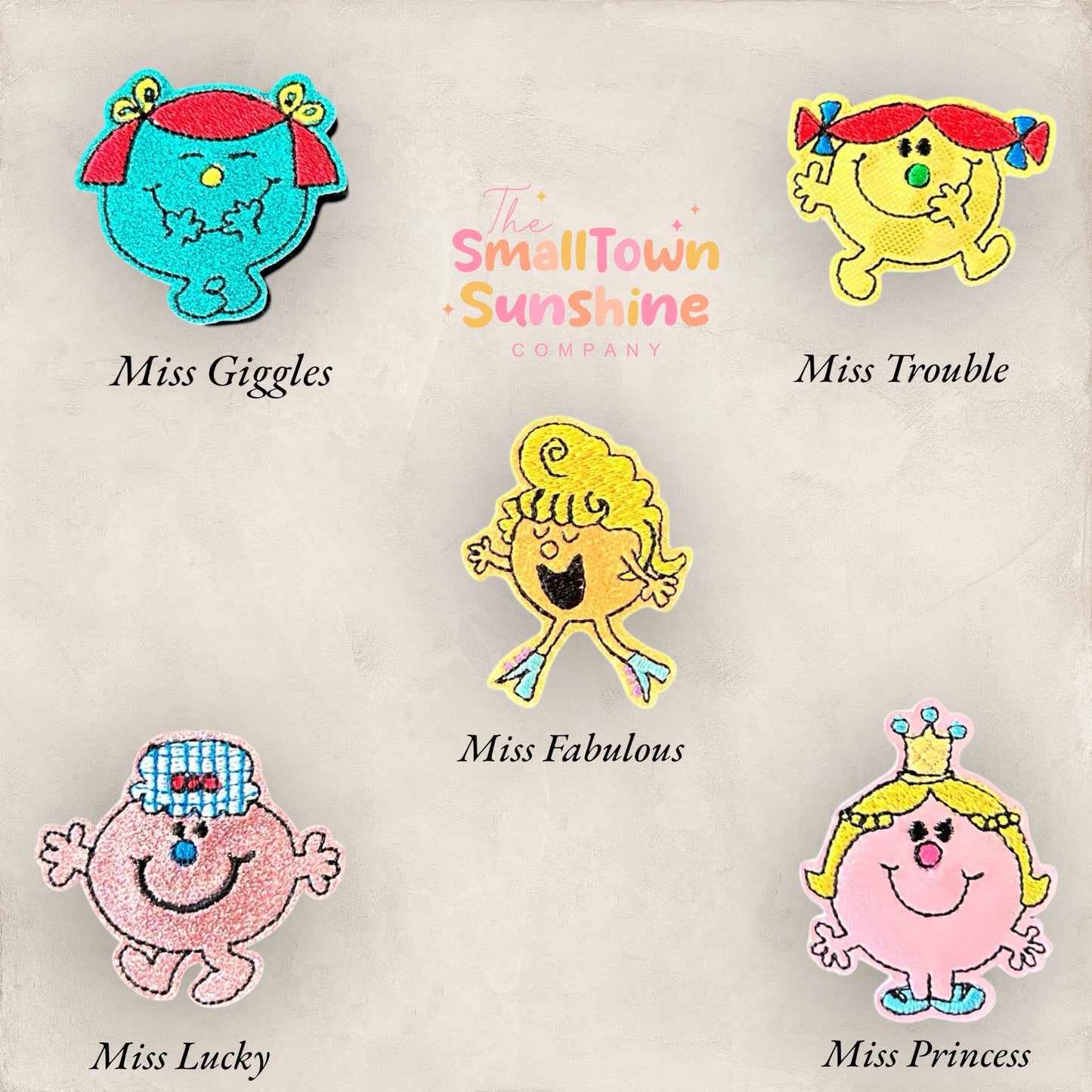 Little Miss Badge Toppers