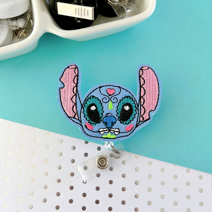 XL Sugarskull Stitch Badge Topper