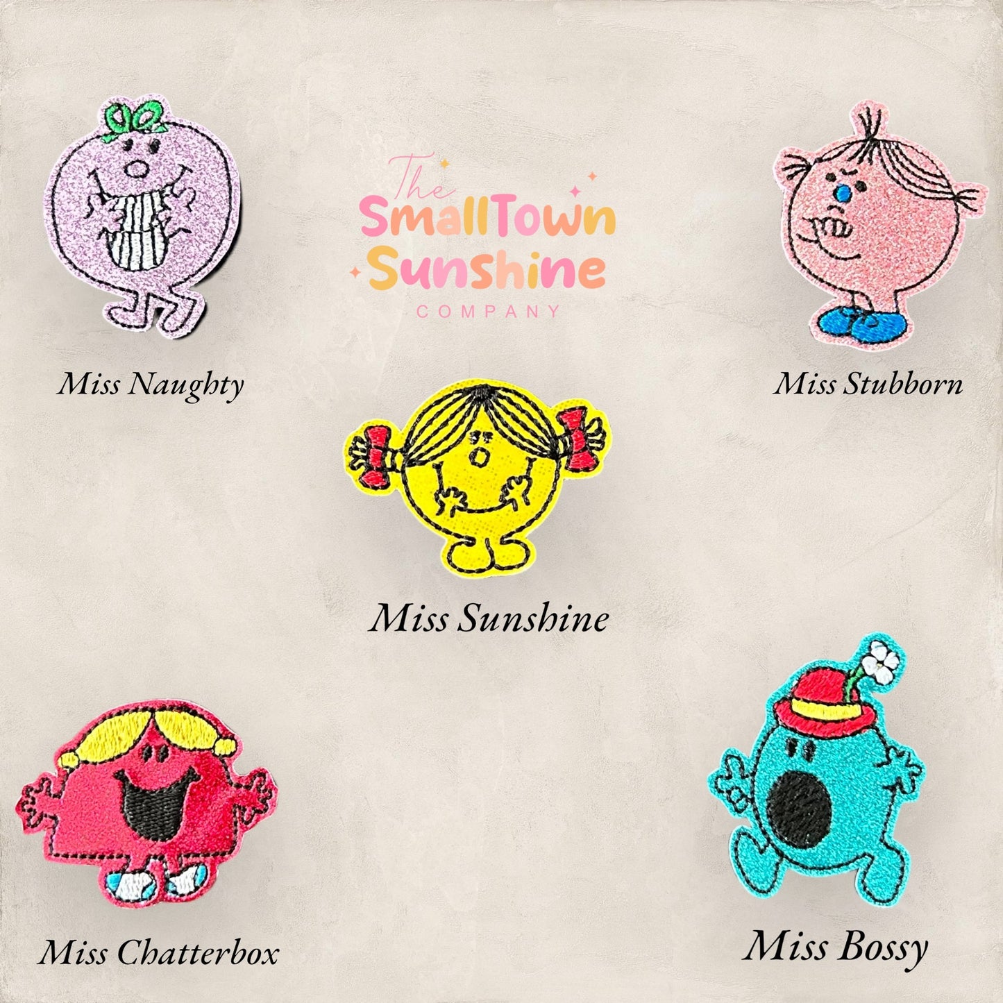 Little Miss Badge Toppers