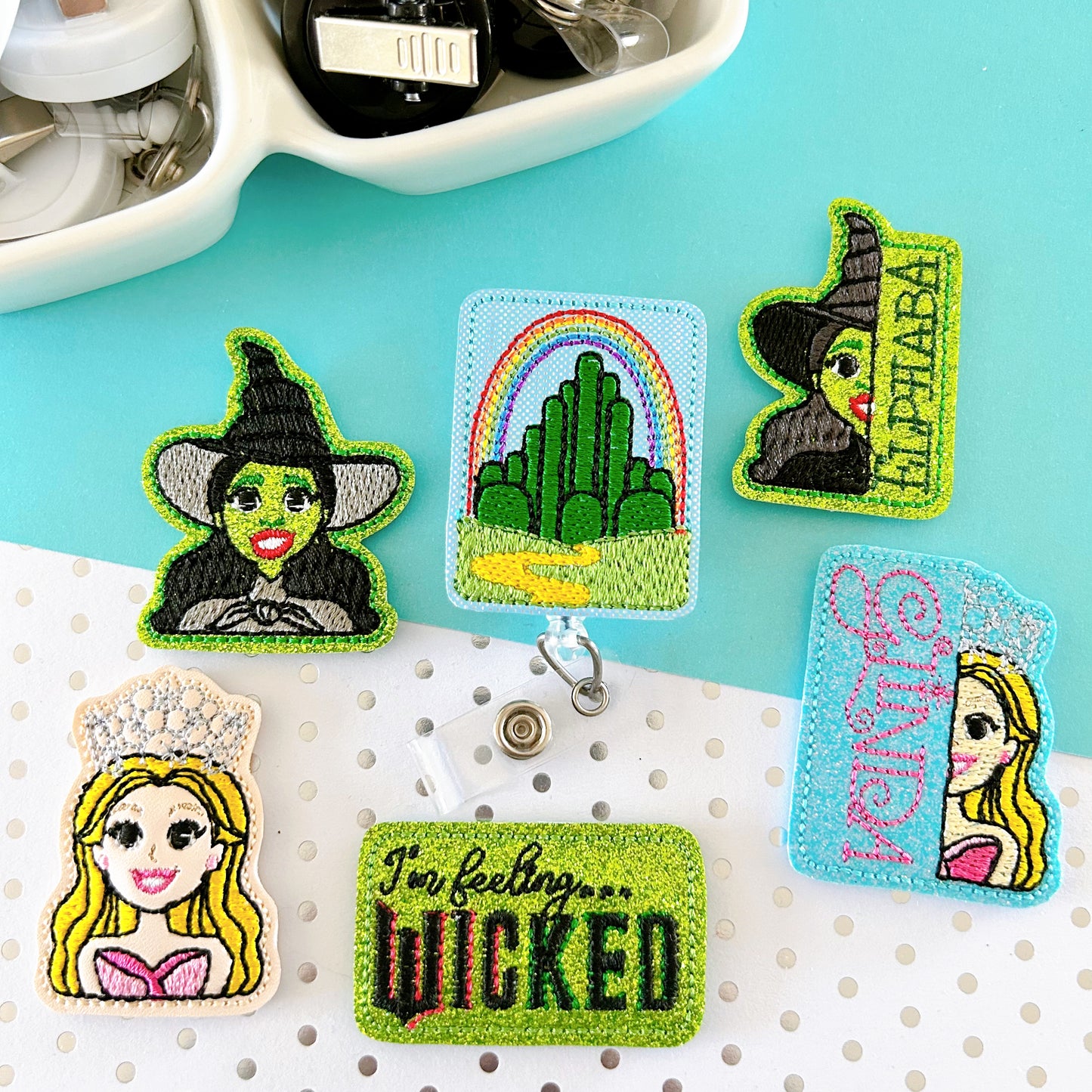 Wicked & Oz Badge Toppers