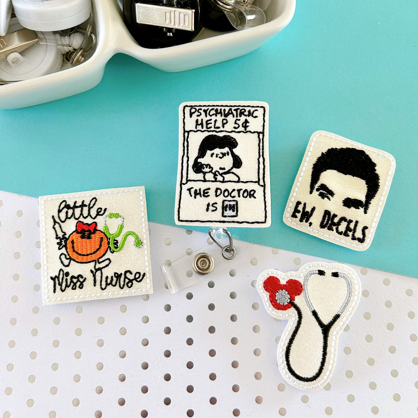 Fun Medical Badge Toppers