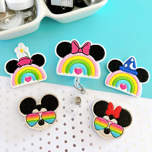 Sunnies & Rainbows Badge Toppers