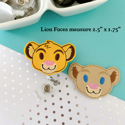 NEW Lion & Friends Badge Toppers