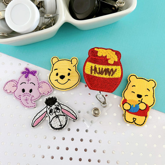 Honey Bear & Friends Badge Toppers