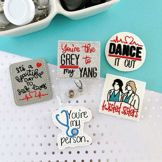 Grey’s Badge Toppers