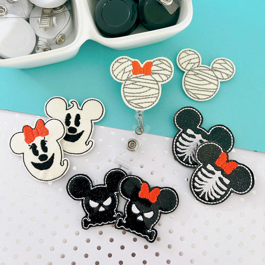 Halloween Mouse Removable Badge Toppers