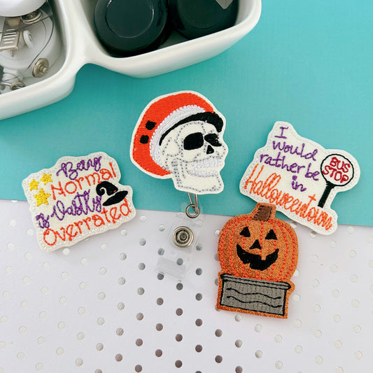 HalloweenTown Removable Badge Toppers