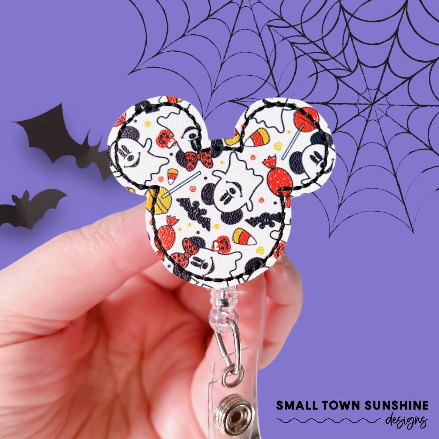 Trick or Treat Mouse Removable Badge Toppers