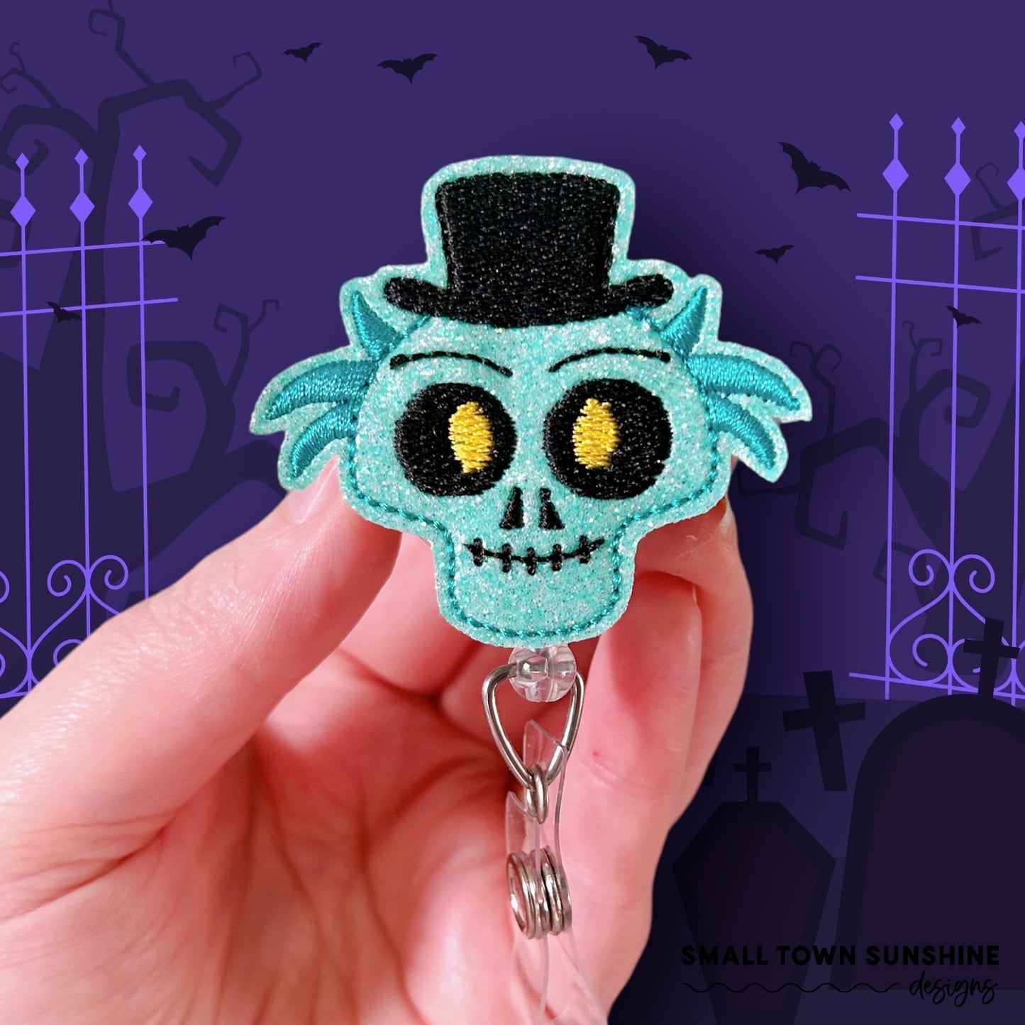 Haunted Mansion Removable Badge Toppers