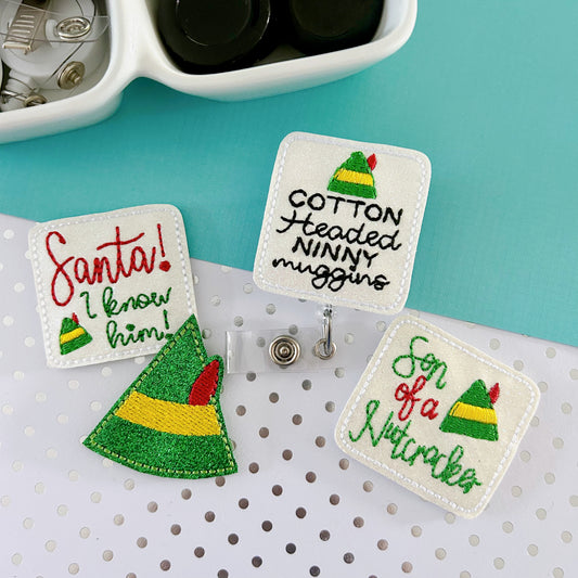 Elf Removable Badge Toppers