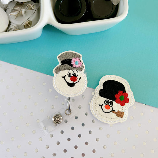 Frosty Removable Badge Topper