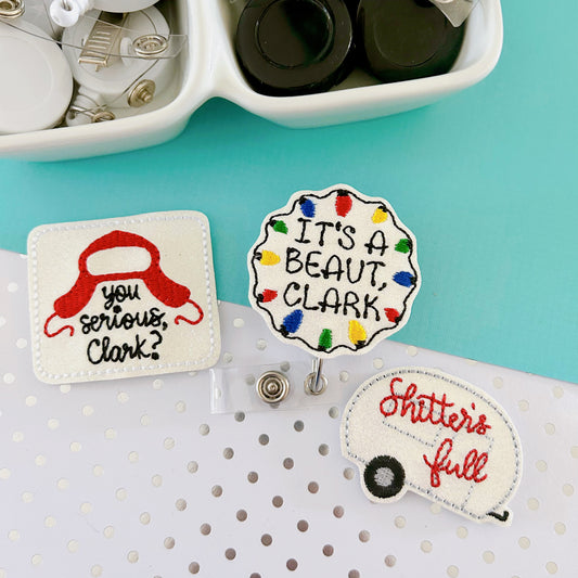Christmas Vacation Badge Toppers