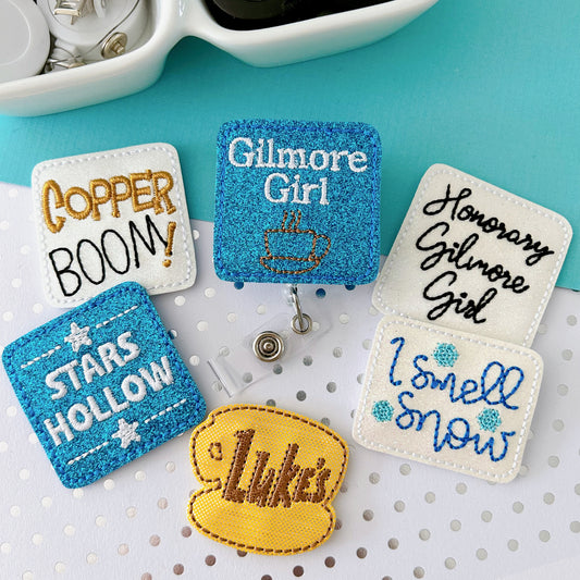Gilmore Removable Badge Toppers