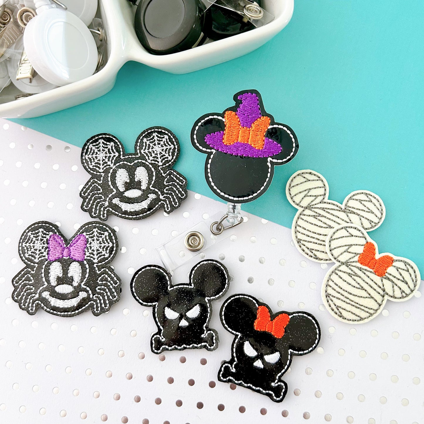 Halloween Mouse Badge Toppers