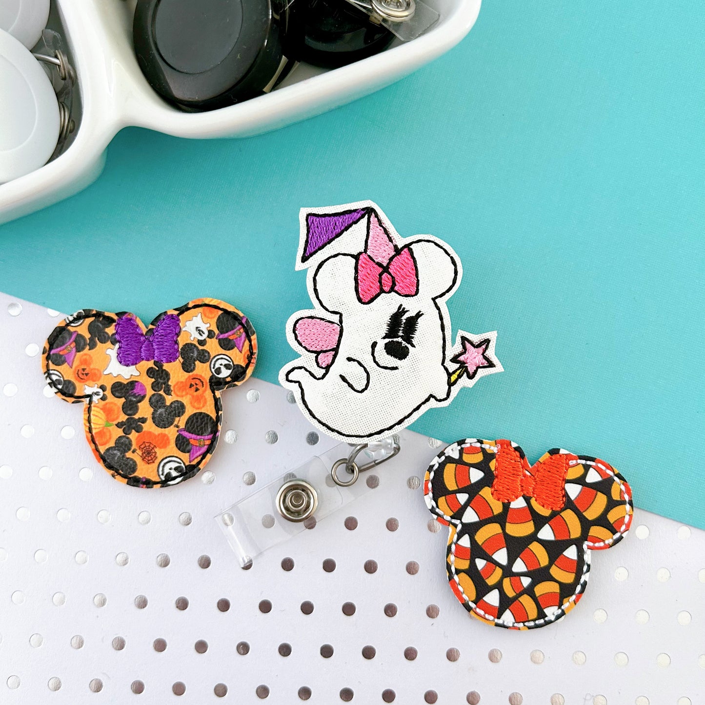 Halloween Mouse Badge Toppers