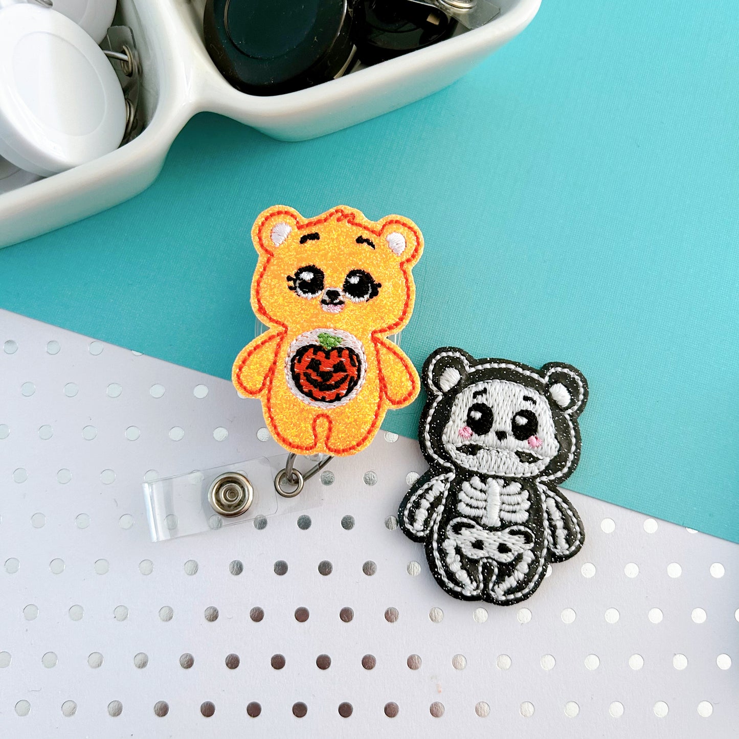 Halloween Care Bear Badge Toppers