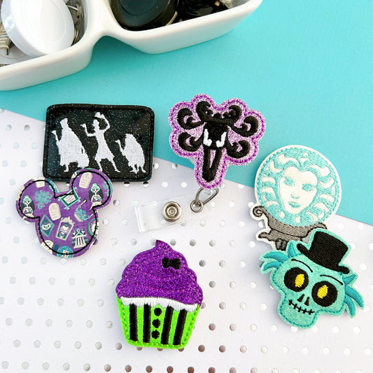 Haunted Mansion Badge Toppers