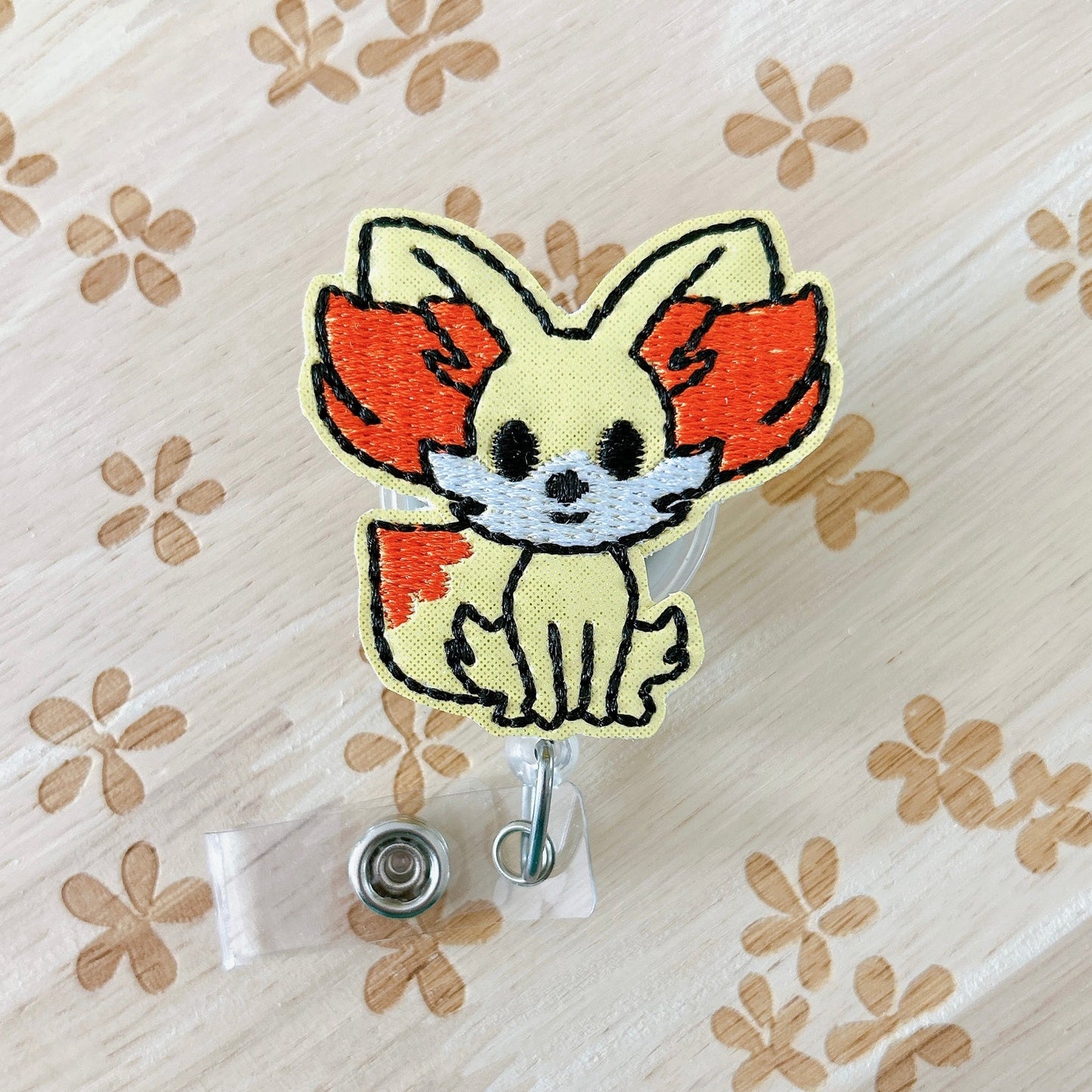 Fennekin Removable Badge Topper