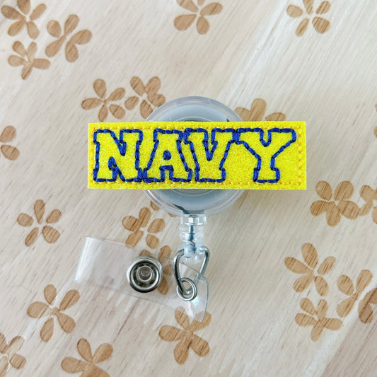 Navy Removable Badge Topper