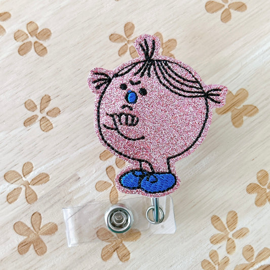 Miss Stubborn Removable Badge Topper