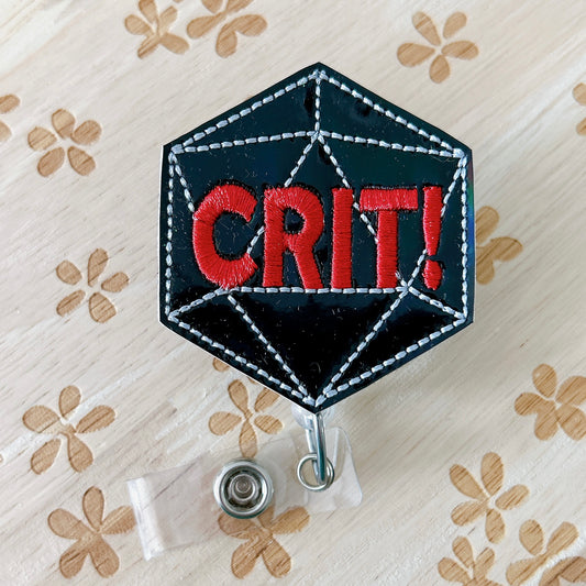 Crit! Dice Removable Badge Topper