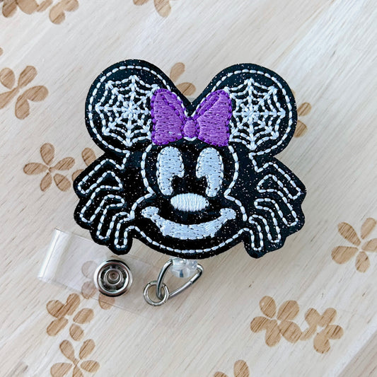 Minnie Spider Removable Badge Topper