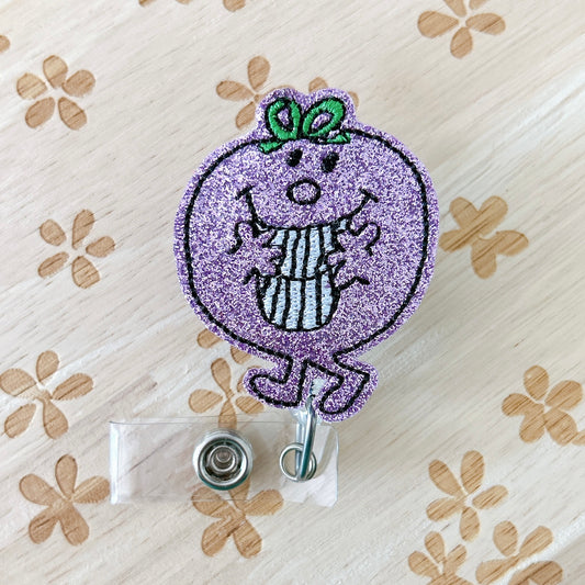 Miss Naughty Removable Badge Topper
