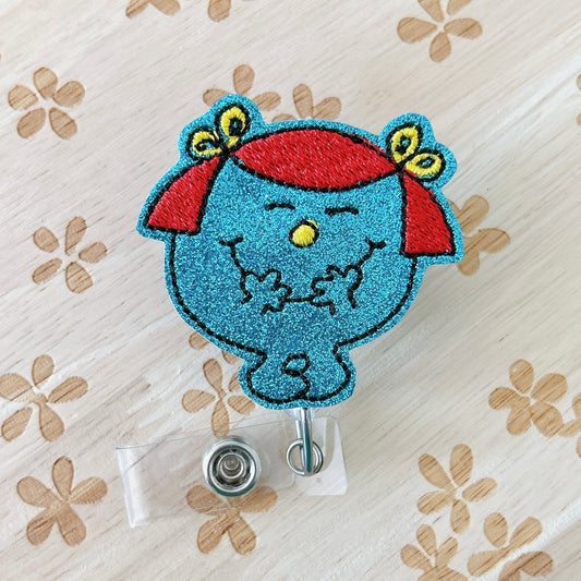 Miss Giggles Removable Badge Topper