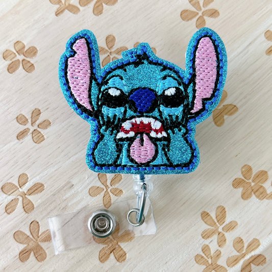 Silly Stitch Removable Badge Topper