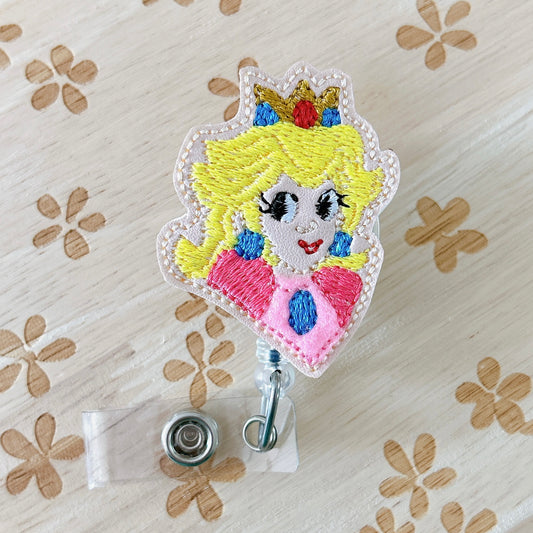 Princess Peach Removable Badge Topper