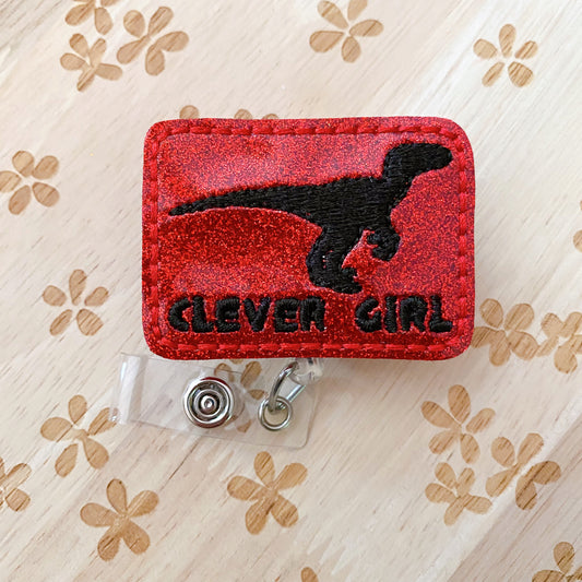 Clever Girl Removable Badge Topper