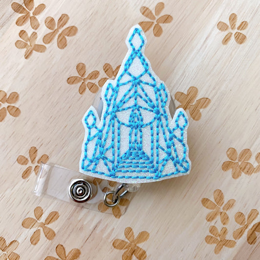 Ice Castle Removable Badge Topper