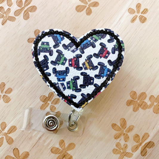 Motor Vehicle Heart Removable Badge Topper