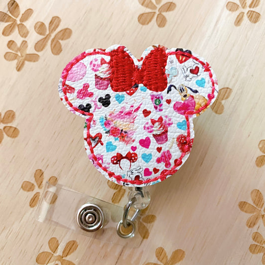Valentine’s Day Mouse Removable Badge Topper