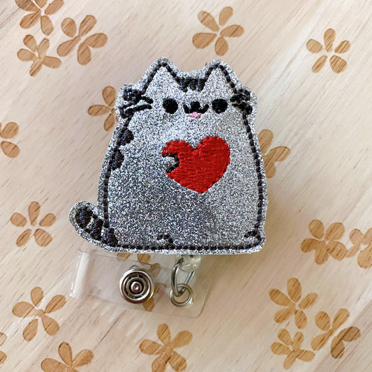 Kitty Love Removable Badge Topper