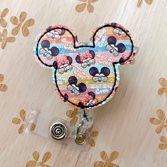 Best Day Ever Mouse Removable Badge Topper