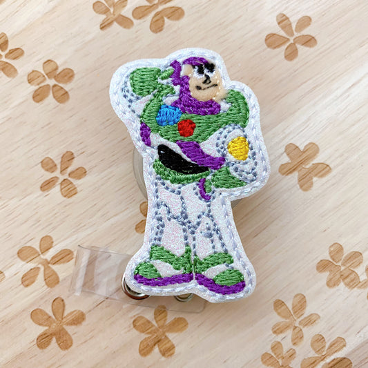 Spaceman Removable Badge Topper