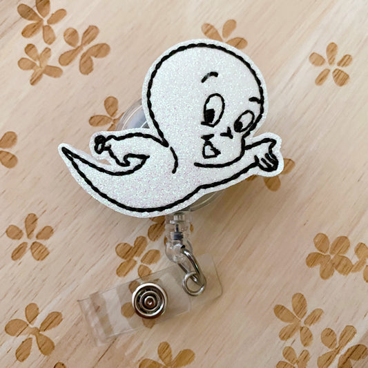 Friendly Ghost Removable Badge Topper