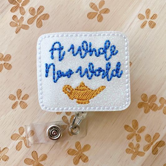 Whole New World Removable Badge Topper