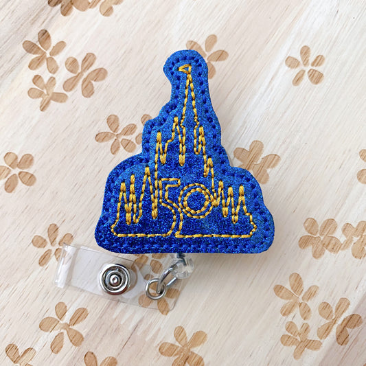 50th Castle Removable Badge Topper