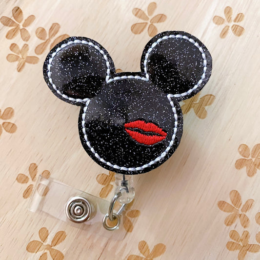 Mouse Kisses Removable Badge Topper