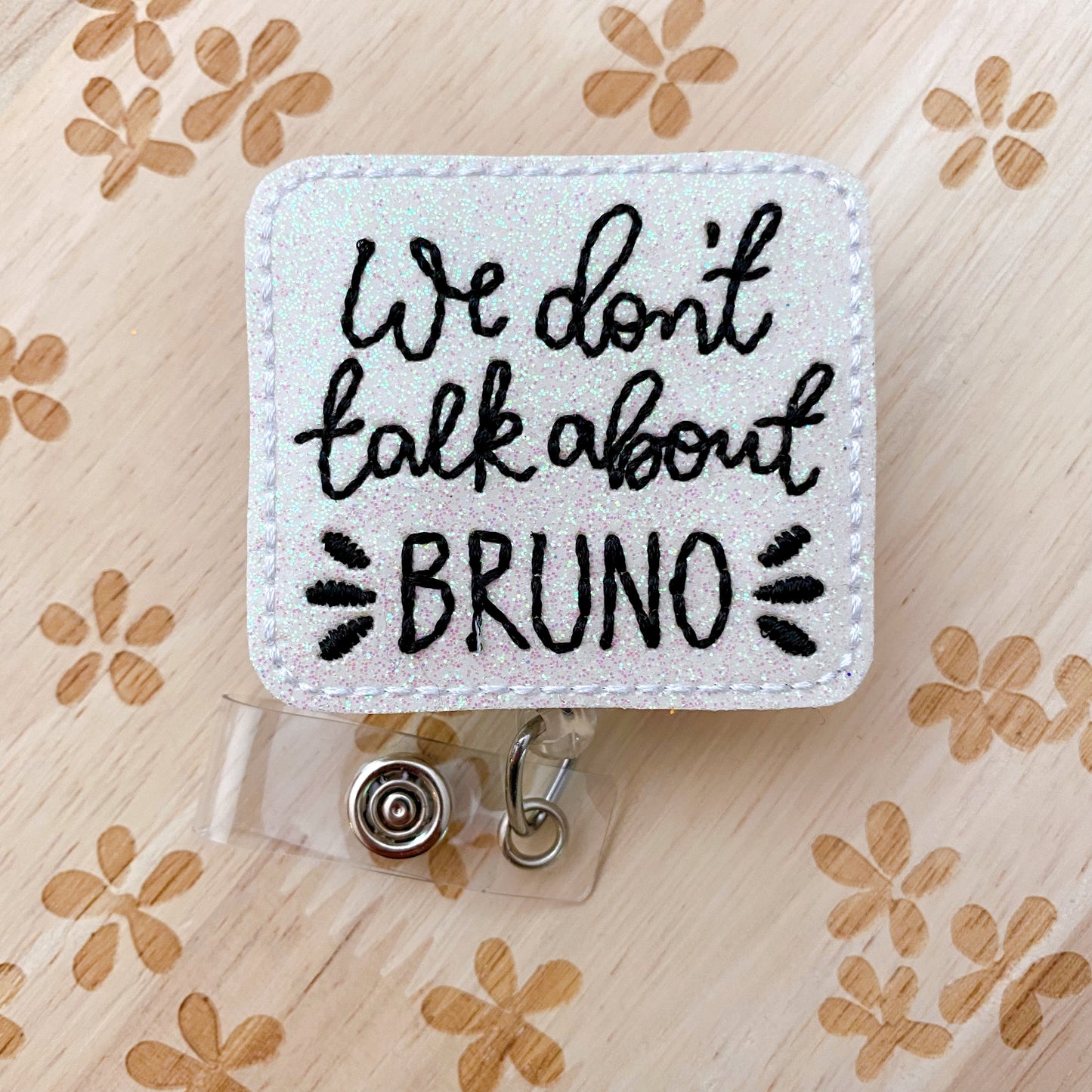 No Bruno Removable Badge Topper