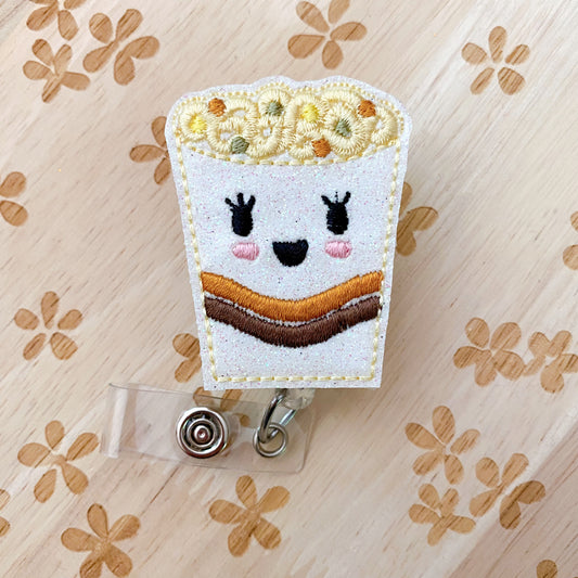 Cup of Noodles Removable Badge Topper