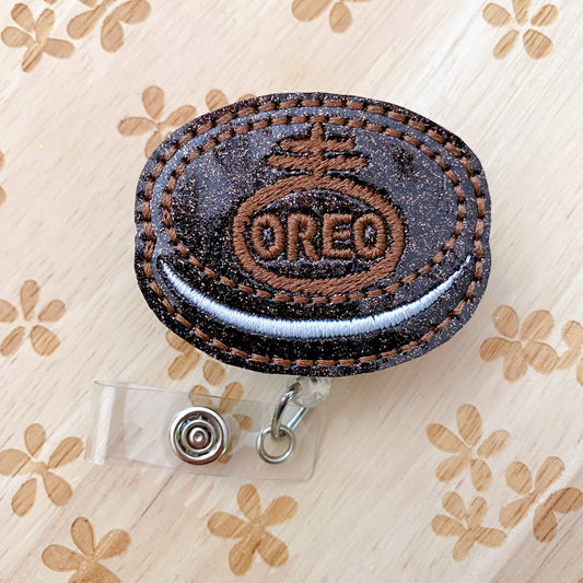 Chocolate Cookie Removable Badge Topper