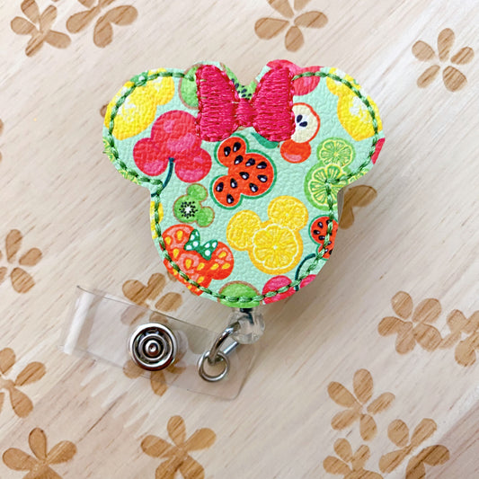 Fruit Mouse Removable Badge Topper